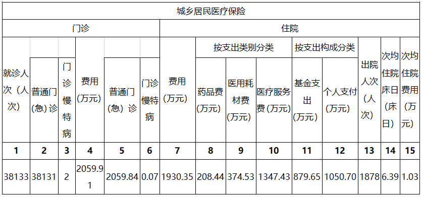 2023年贵州省医保定点医疗机构城乡居民医保服务情况表.png